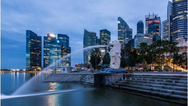 Sư tử biển, the Merlion, là một biểu tượng của Singapore được nhiều người biết đến