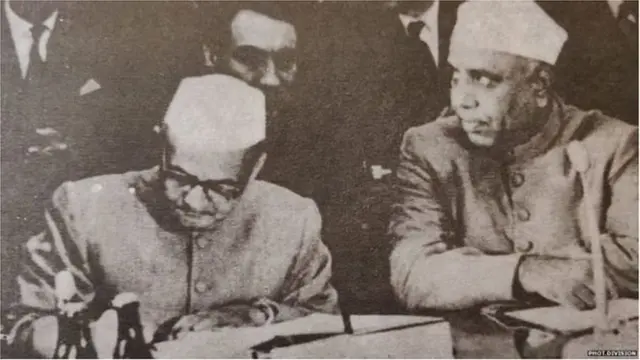 लालबहादूर शास्त्री आणि यशवंतराव चव्हाण