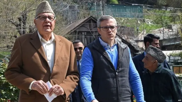 पूर्व मुख्यमंत्री फारुख अब्दुल्ला एनसी और कांग्रेस के साझा उम्मीदवार हैं