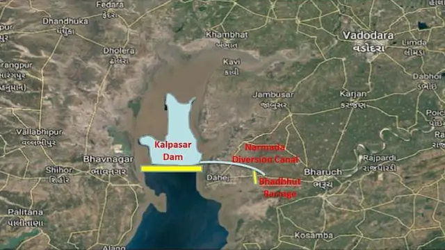 કલ્પસરનું સેટેલાઇટ ચિત્ર