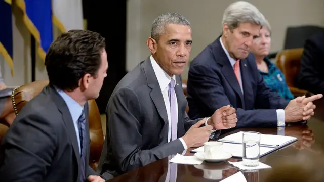 Barack Obama e John Kerry