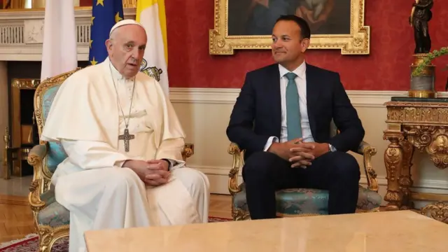 Папа Франциск и Лео Варадкар