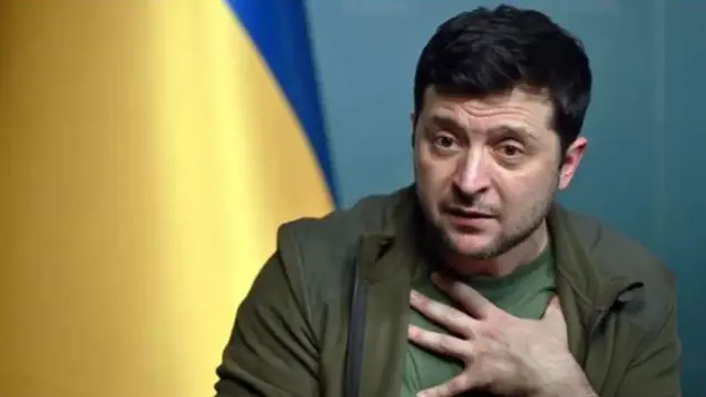 الرئيس الأوكراني فولوديمير زيلينسكي