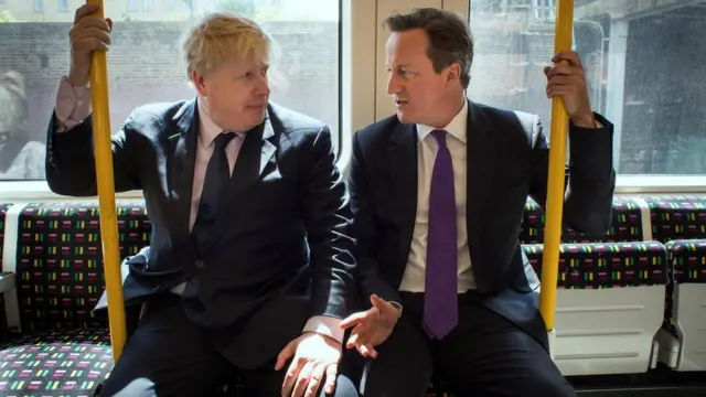 Борис Джонсон, Дэвид Кэмерон в 2012 г