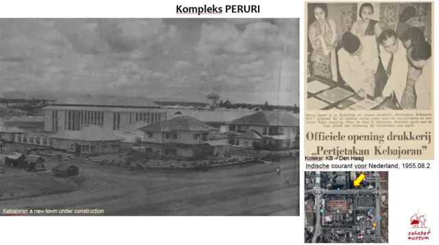 Komplek Peruri di Blok M.