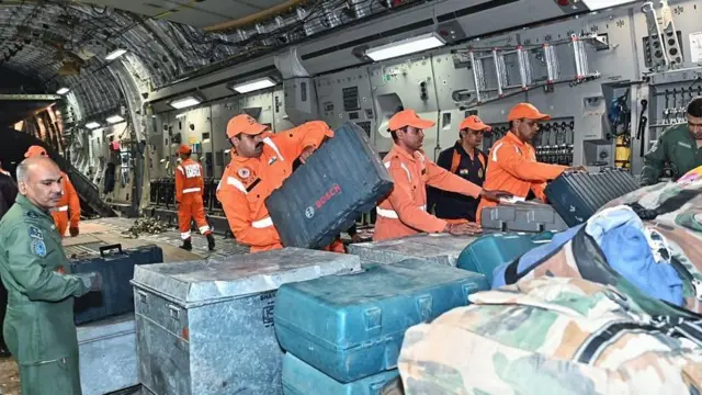 भारत सरकार की ओर से भूकंप प्रभावितों के लिए मदद भेजी जा रही है