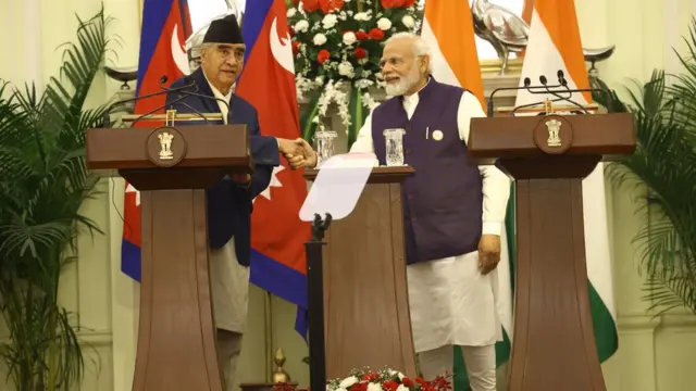 मोदी देउवा संयुक्त प्रेस सम्मेलन