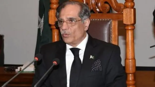 Former Chief Justice of Pakistan Mian Saqib Nisar