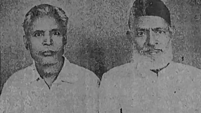 ماسٹر افضال حسین (بائیں)، ماسٹر الطاف حسین (دائیں)