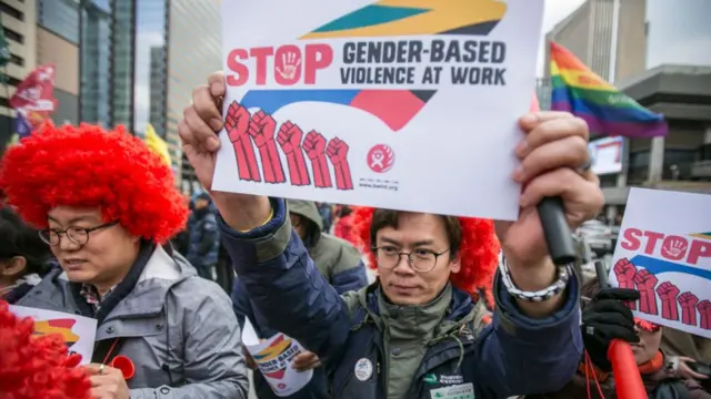 지난 3월 8일 서울에서 열린 성 평등 집회