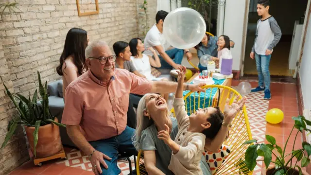 Familia hispana de Estados Unidos.