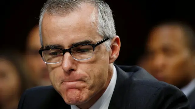 O ex-vice-diretor da FBI Andrew McCabe