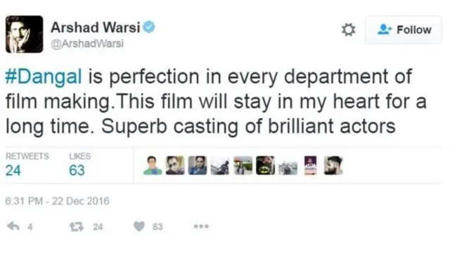 ارشد وارثی ٹویٹ