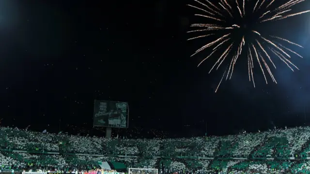 Afición del Atlético Nacional
