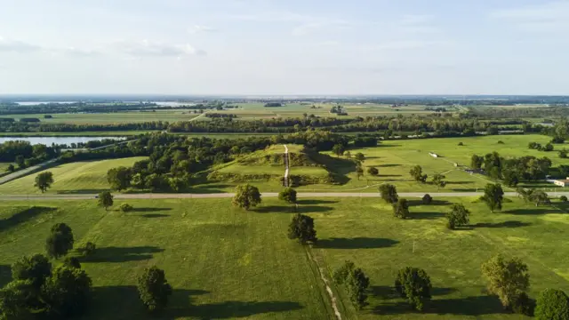 Sitio arqueológico de Cahokia.