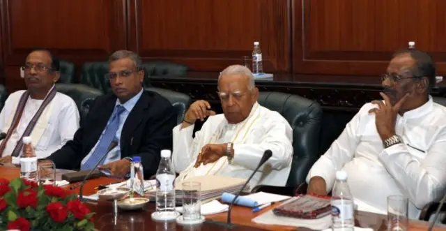 தமிழ் தேசியக் கூட்டமைப்புத் தலைவர்கள்.