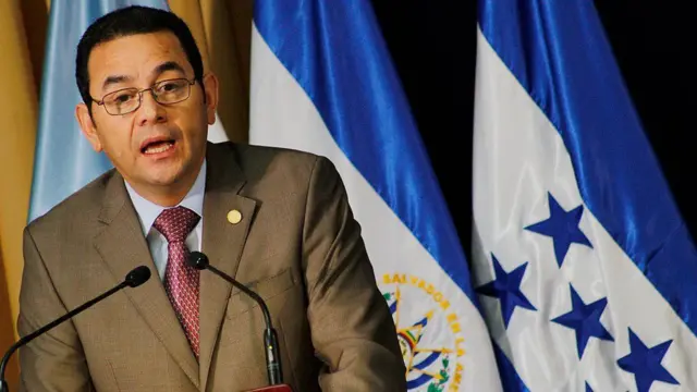 El presidente guatemalteco Jimmy Morales.