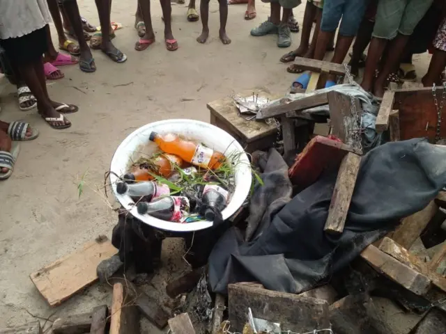 Some of di tins dem find inside di house