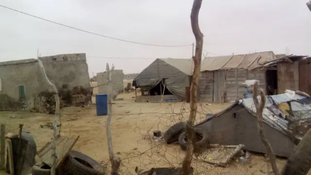 الخيمة التي تعيش فيها هابي بنت رباح