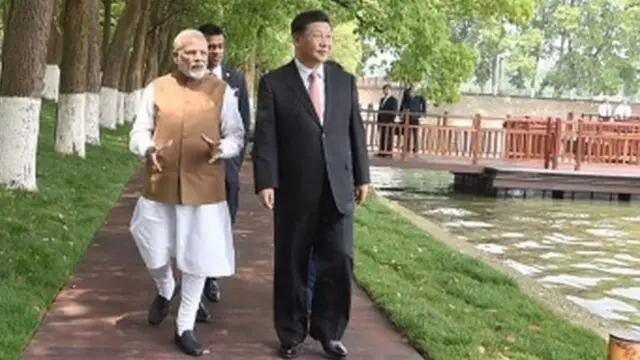 नरेंद्र मोदी, शी जिनपिंग