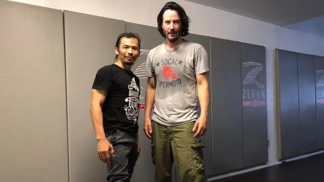 Cecep mengatakan Keanu mengadopsi sejumlah gerakan silat.