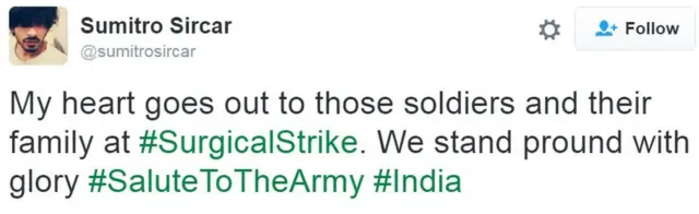 सोशल मीडिया में प्रतिक्रिया