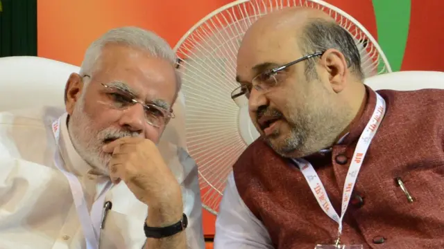 નરેન્દ્ર મોદી અને અમિત શાહ