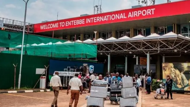 Uwanja wa ndege wa kiamaifa wa Entebbe na maeneo ya biashara vimefungwa