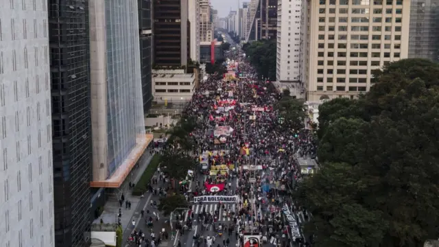 Làn sóng biểu tình chống Tổng thống Bolsonaro ngày 3/7
