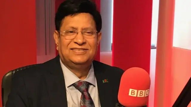 বাংলাদেশের পররাষ্ট্রমন্ত্রী এ কে আবদুল মোমেন
