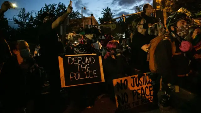 Manifestación en Nueva York.