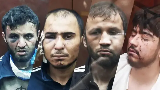 Крокус Сити Холлга ҳужумда гумон қилинаётган тўрт шахс