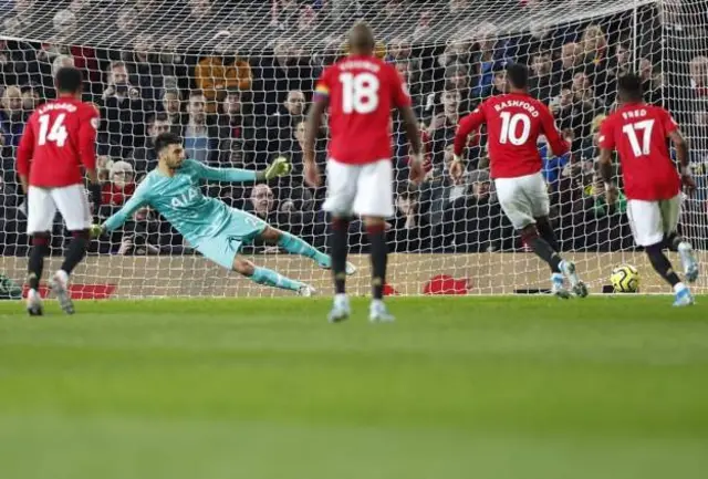 Rashford scores for Man Utd