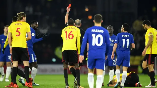 Ẹgbẹ agbabọọlu Chelsea ninu idije Premier League pẹlu Watford