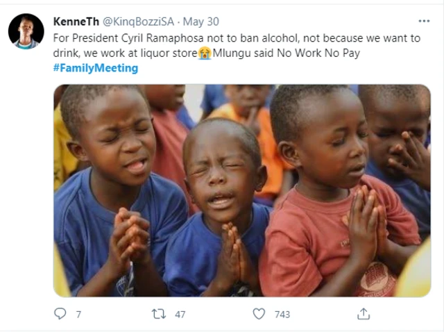 Twitter users reaction to di South Africa adjusted level 2 covid restrictions