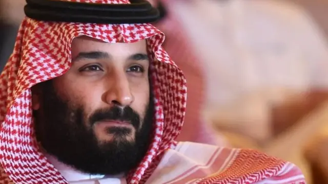 O príncipe herdeiro da Arábia Saudita Mohammed bin Salman