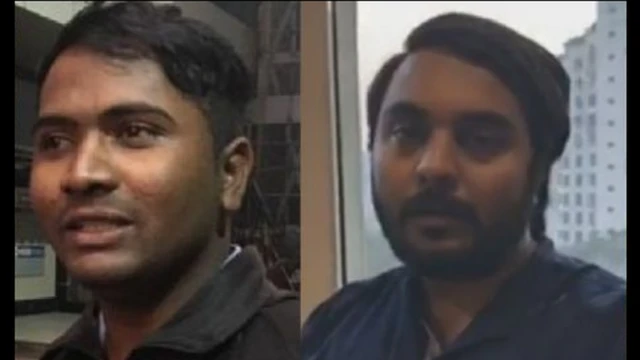 અંકુર જૈન અને સિક્યુરિટી ગાર્ડ મહેશ સાલ્વેની તસવીર