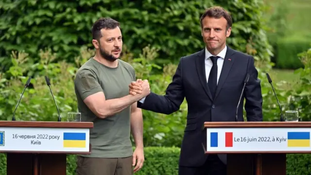 Макрон та Зеленський