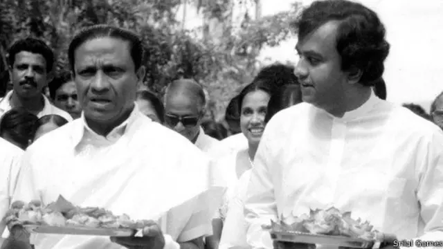 R Premadasa and Gamini Disananayake