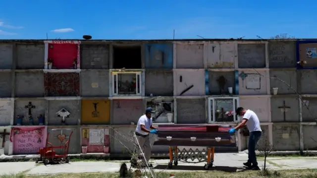 Cementerio en Mexico.