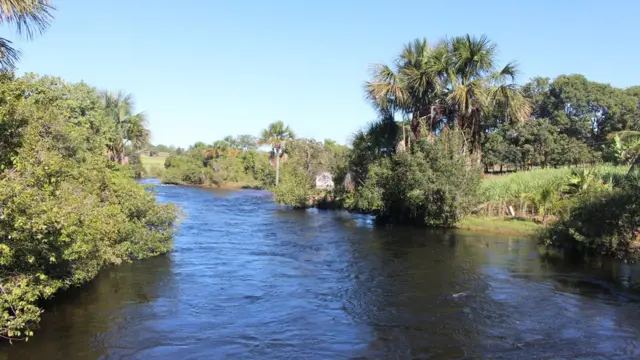 O rio Arrojado, na Bahi