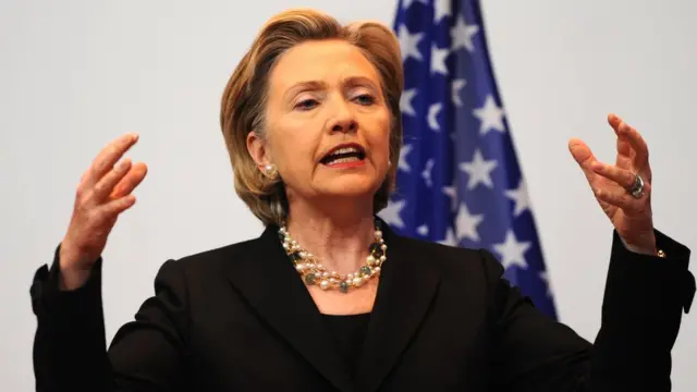 Hillary Clinton, cuando era secretaria de Estado