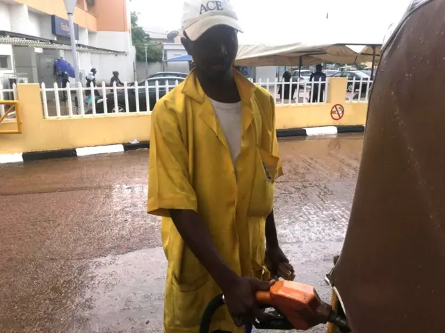 Fuel price in Nigeria per litre