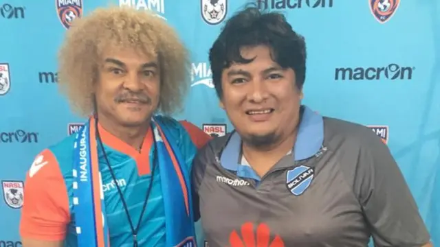 Pibe Valderrama y Boris Miranda