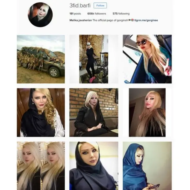 زنان پر طرفدار ایرانی در اینستاگرام