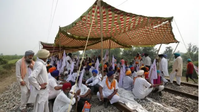किसानों का प्रदर्शन