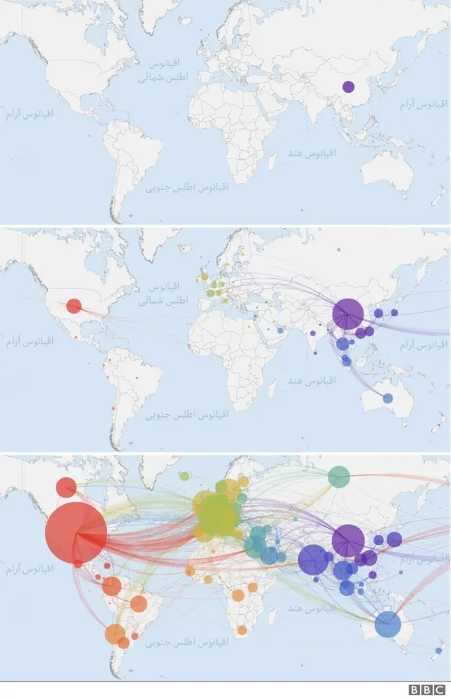نقشه ژنوم‌‌های تعیین توالی شده در دنیا