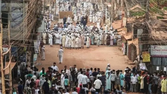 চট্টগ্রামে হেফাজতে ইসলামের বিক্ষোভ