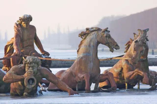 Detalhe da Fonte de Apolo em Versalhes