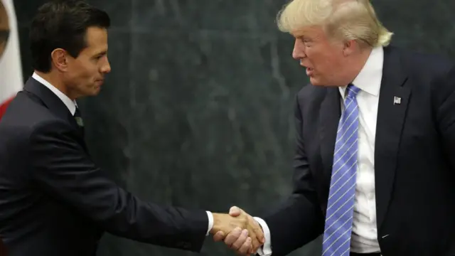 Enrique Peña Nieto y Donald Trump